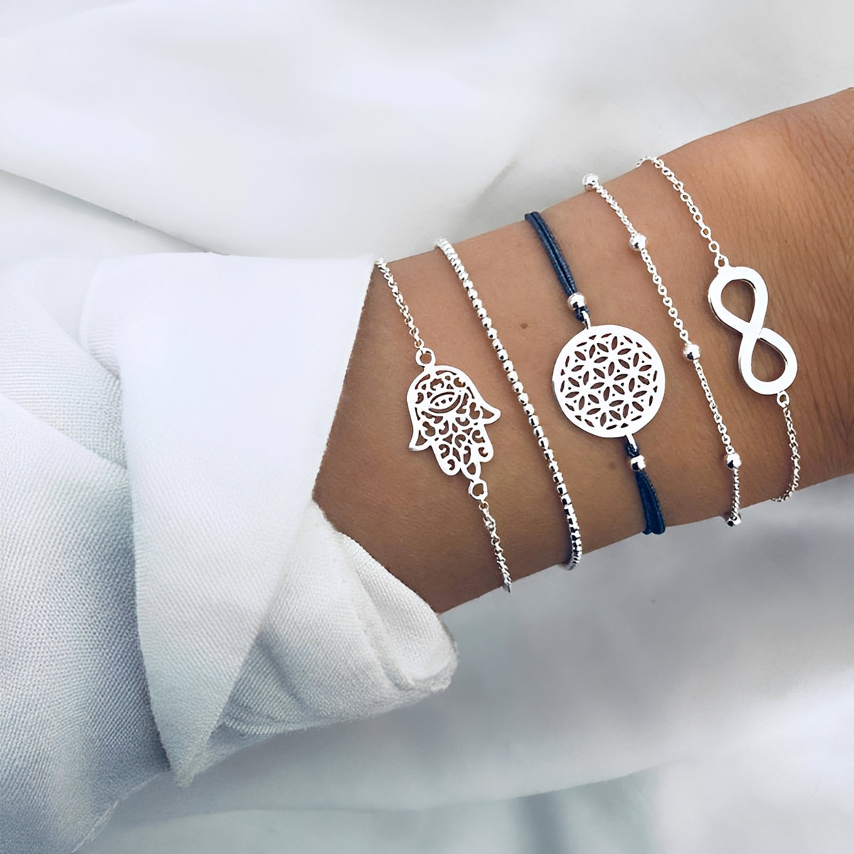 Alora – Elegant lime bracelet set