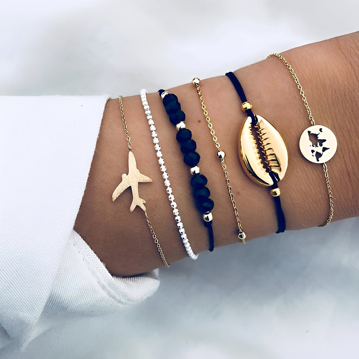 Alora – Elegant lime bracelet set