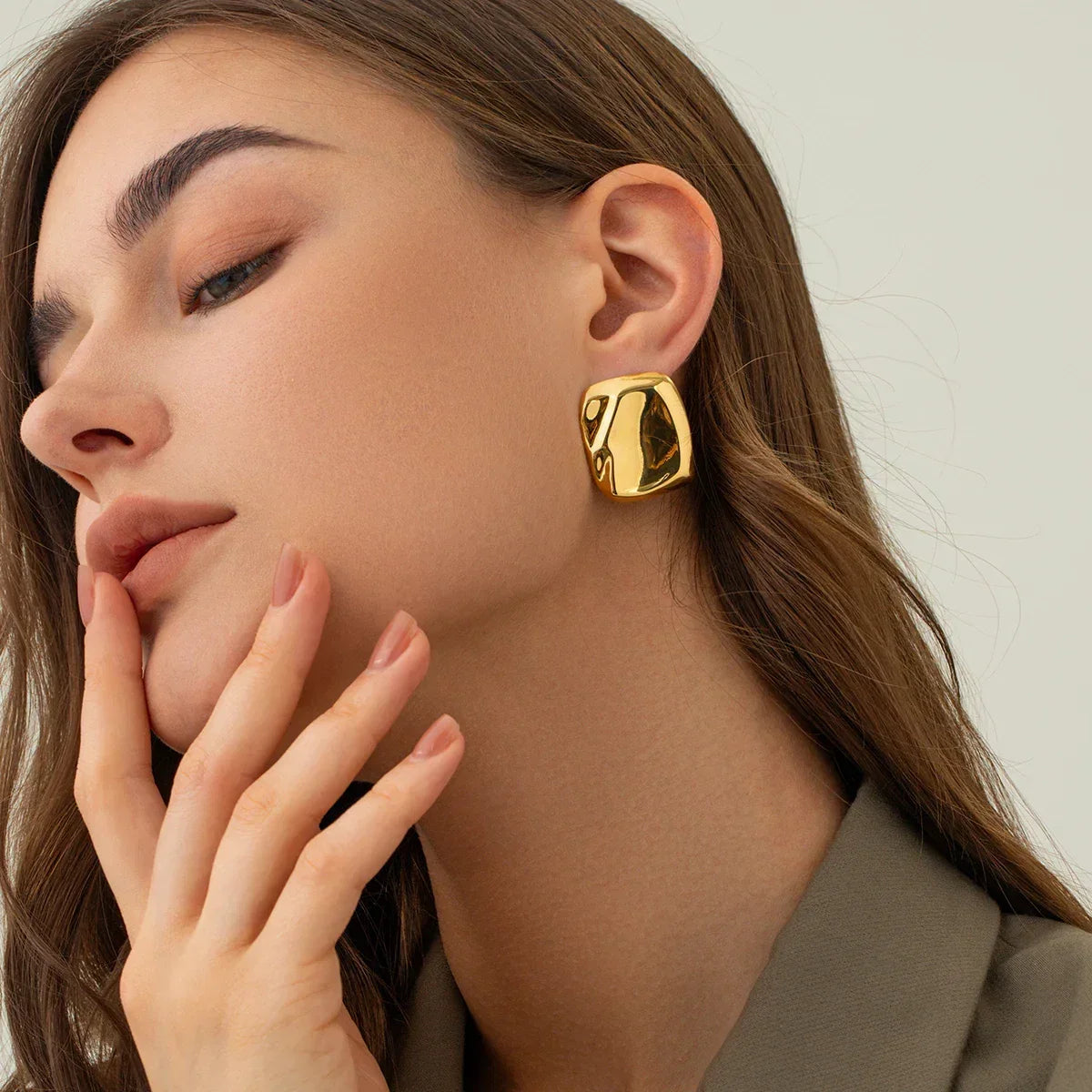 Poppy – Square Earrings