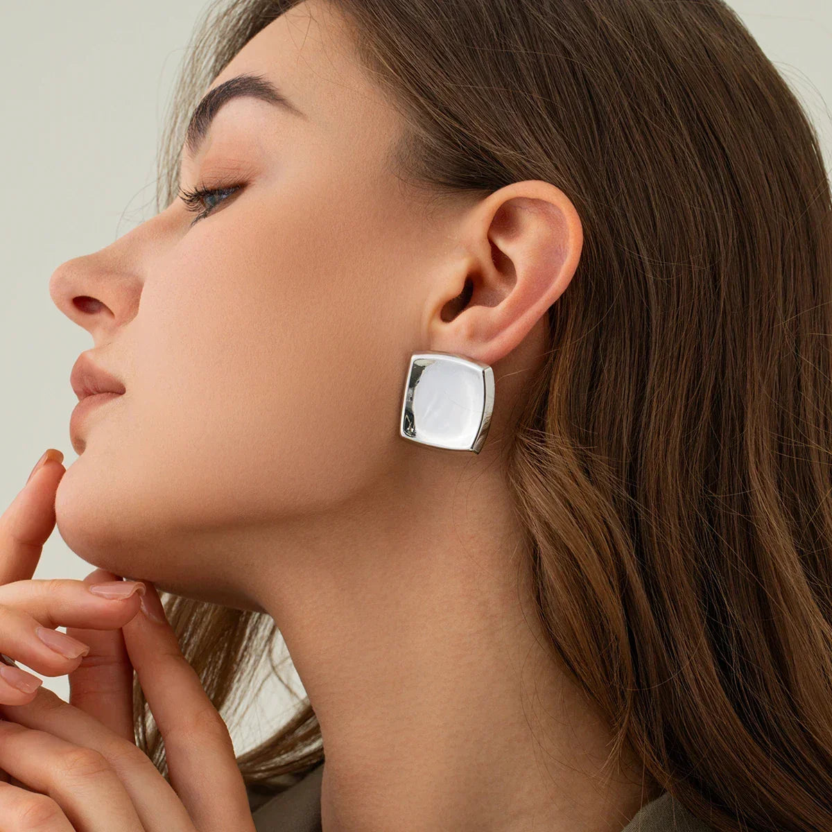 Poppy – Square Earrings