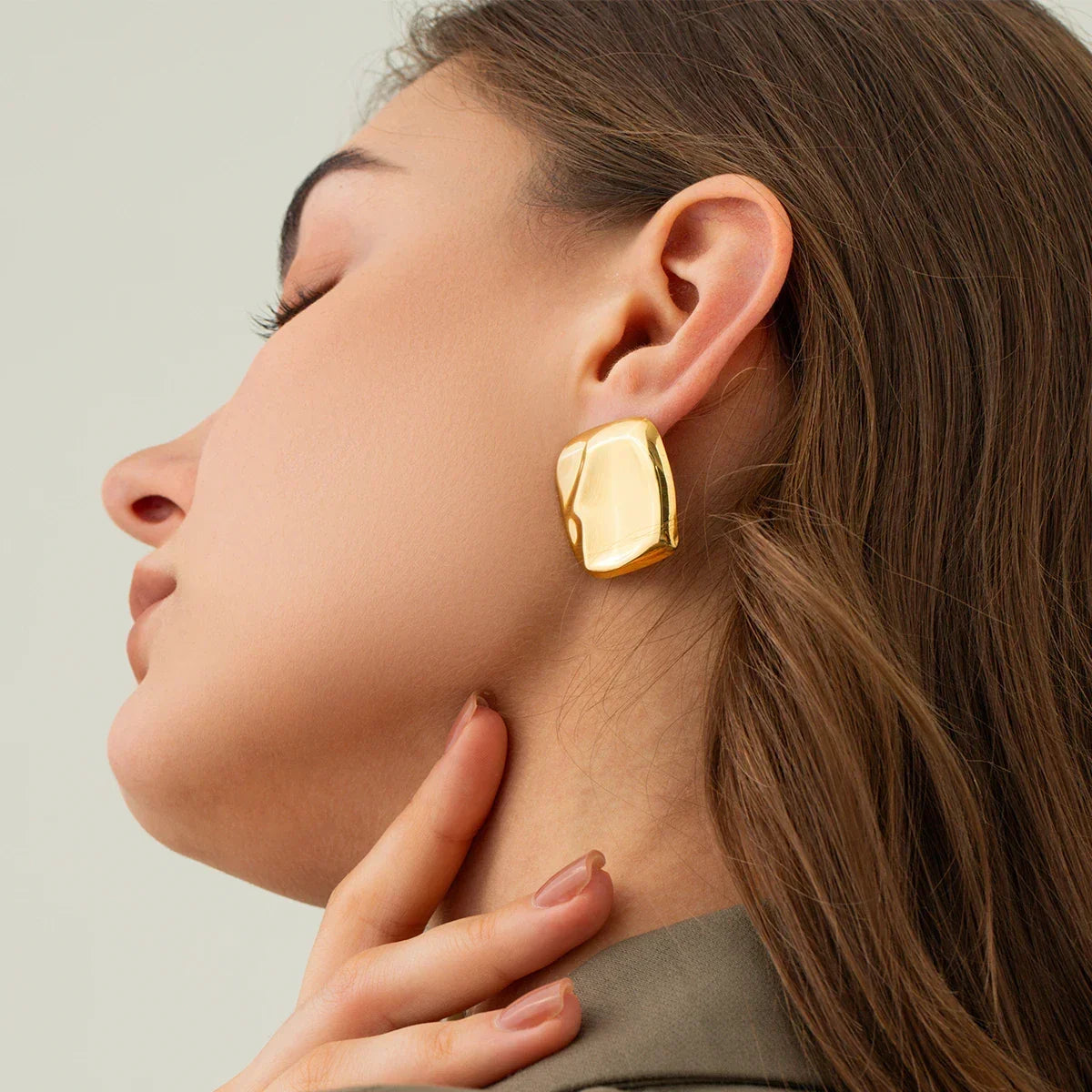 Poppy – Square Earrings
