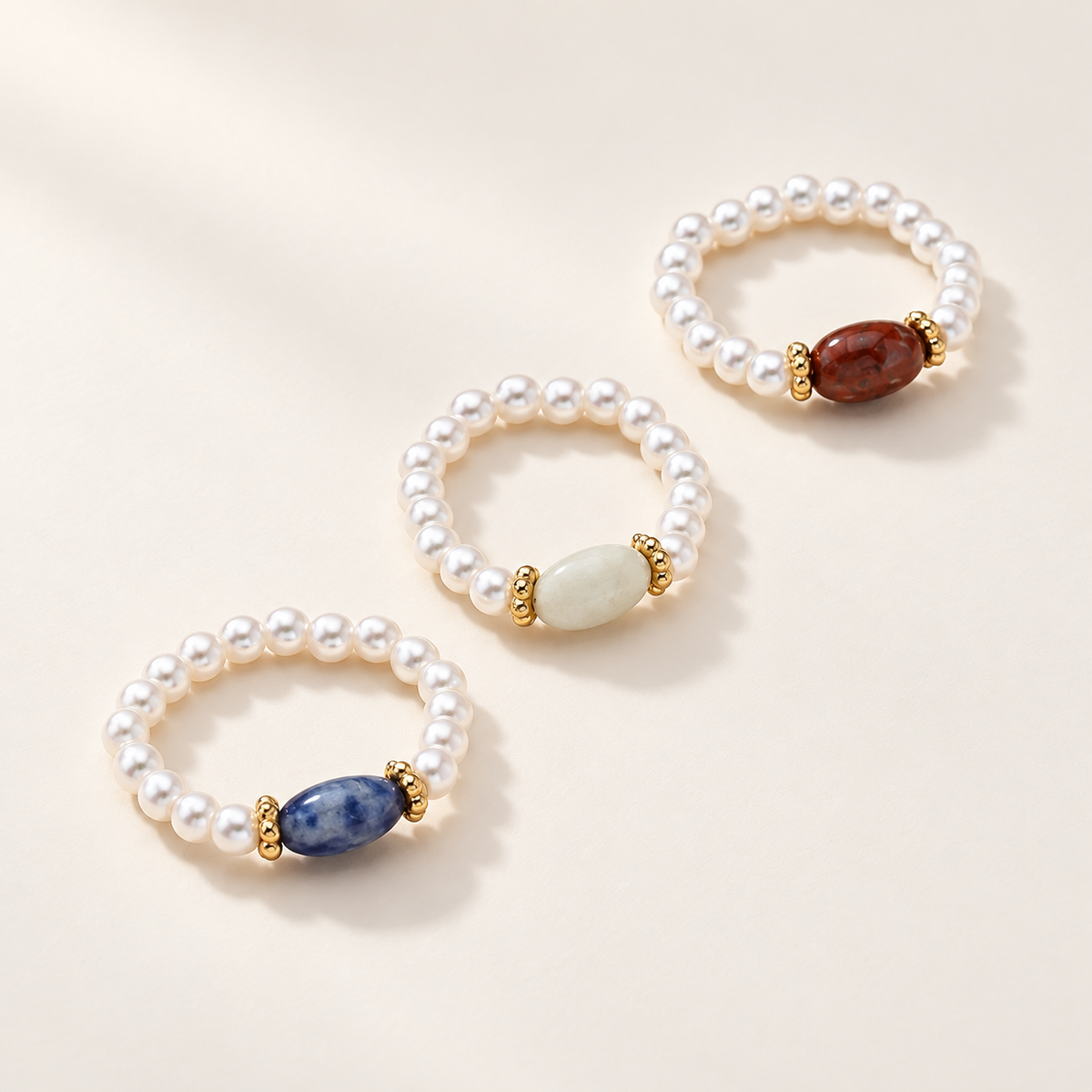 Stone Pearl - Vintage Pearl Ring