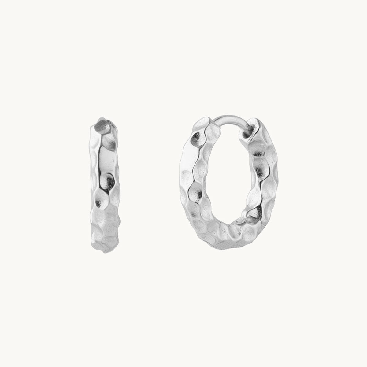 Women’s Hoops with Textured Surface Features and Natural Shape