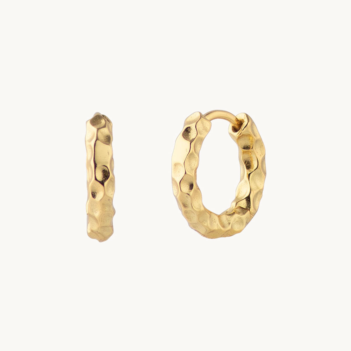 Women’s Hoops with Textured Surface Features and Natural Shape