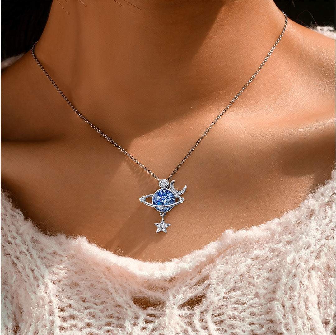 Sorami – Cosmic Planet Necklace for Women