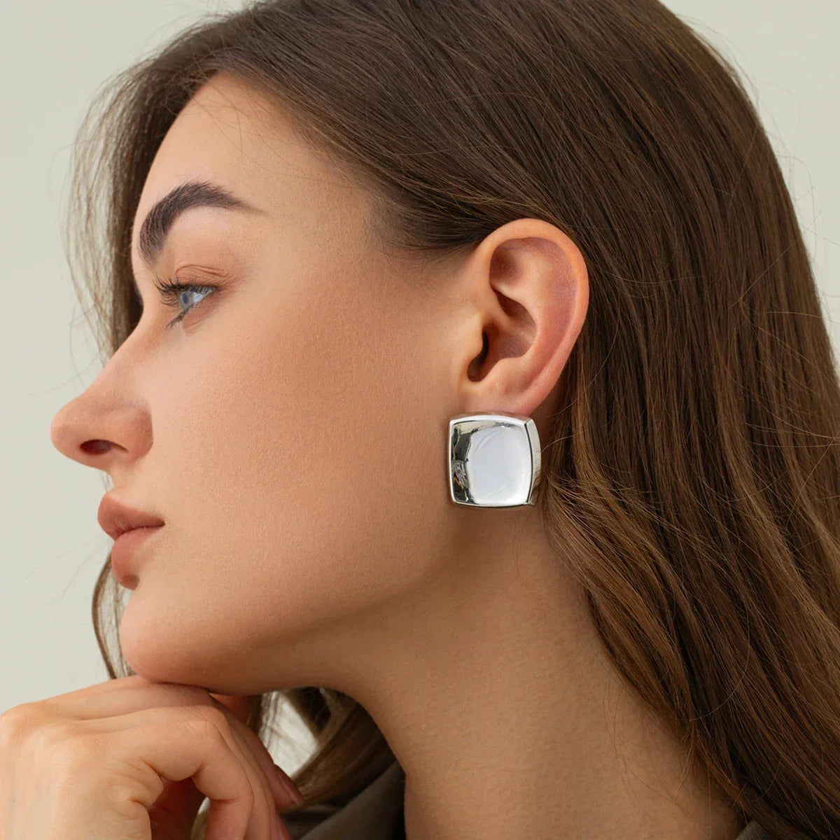 Poppy – Square Earrings