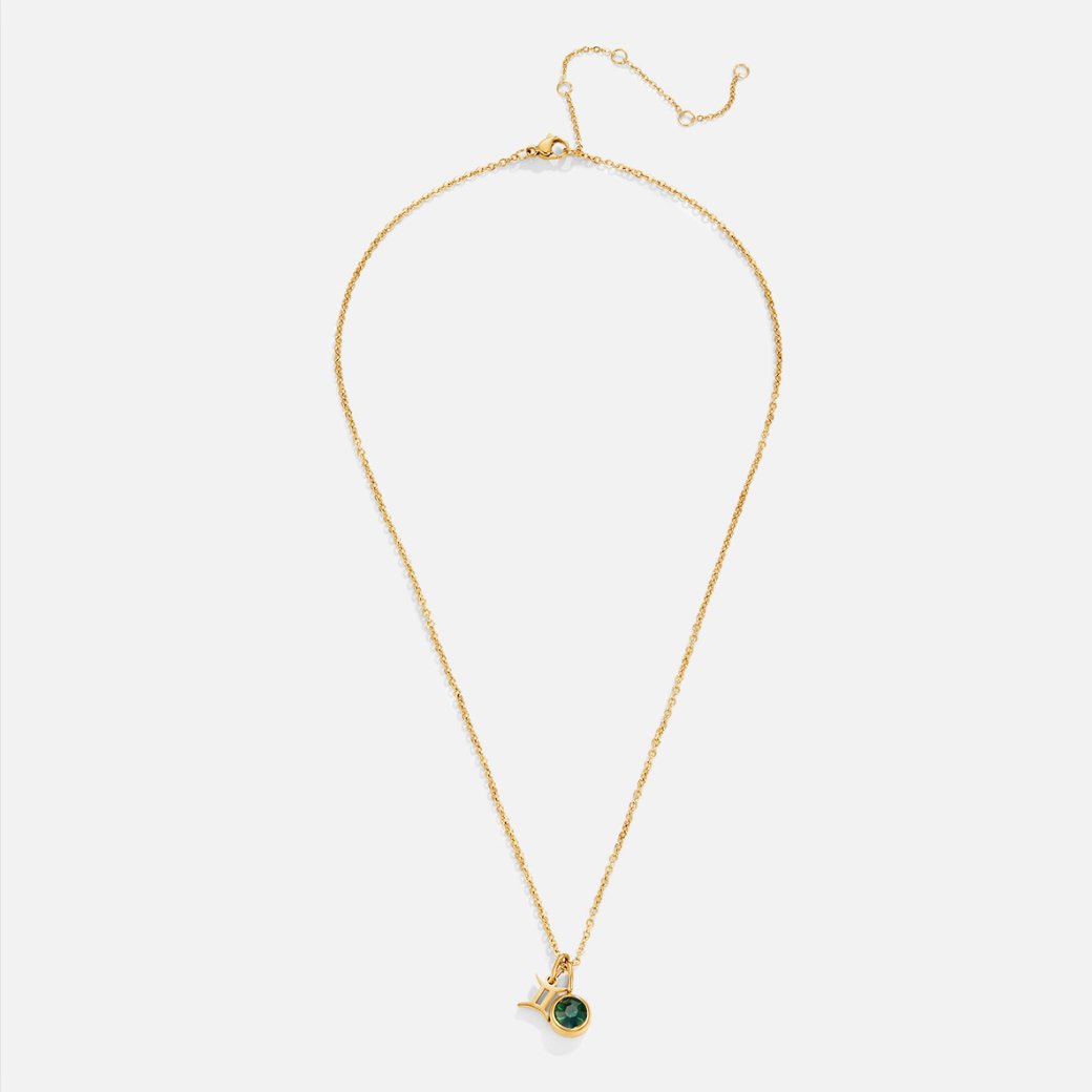 Shay - Zodiac birthstone necklace