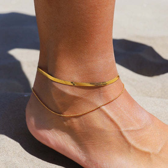 Frida – Gold-tone ankle chain